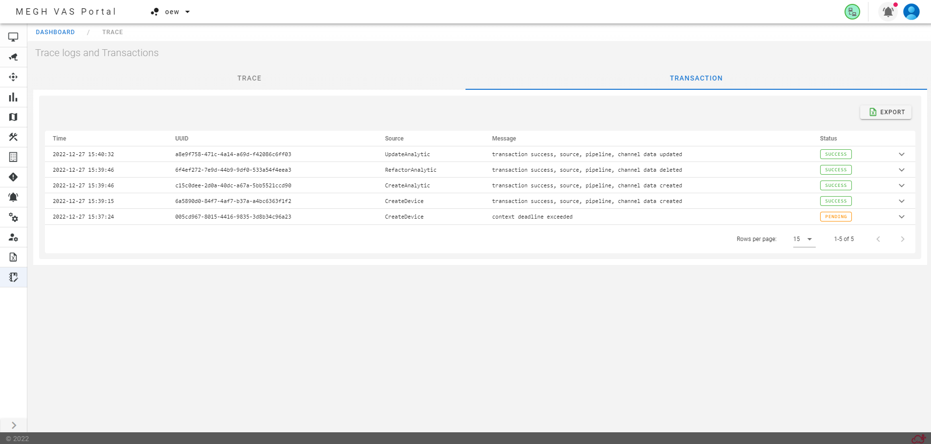 TransactionLogs